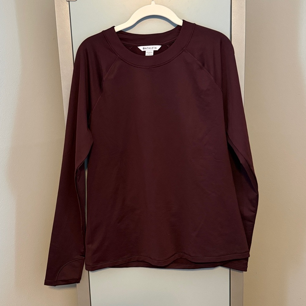 Athleta Whistler Top in Spiced Cabernet